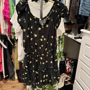 Eberjey Charcoal Floral Top